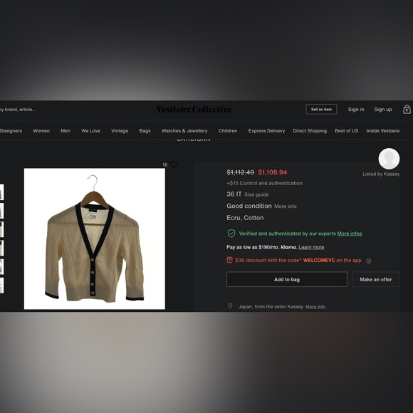 Chanel Classic knit sweater and skirt set - Picture 10 of 16